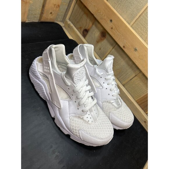 Nike Mens Air Huarache 318429-111 Triple White Sneakers Size 10 main image 9